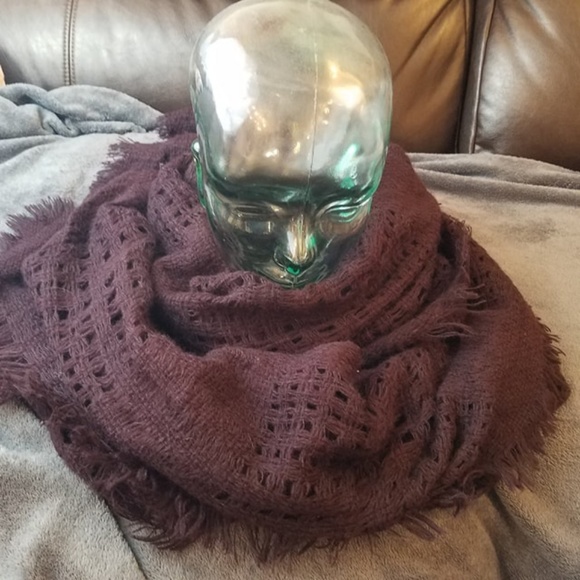 Accessories Deep Purple Super Soft Knit Blanket Scarf Poshmark